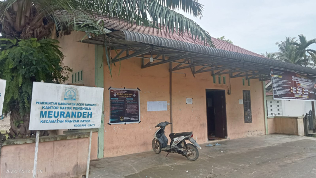 Kantor Datok Desa Meurandeh Kecamatan Manyak Payed Kabupaten Aceh Tamiang